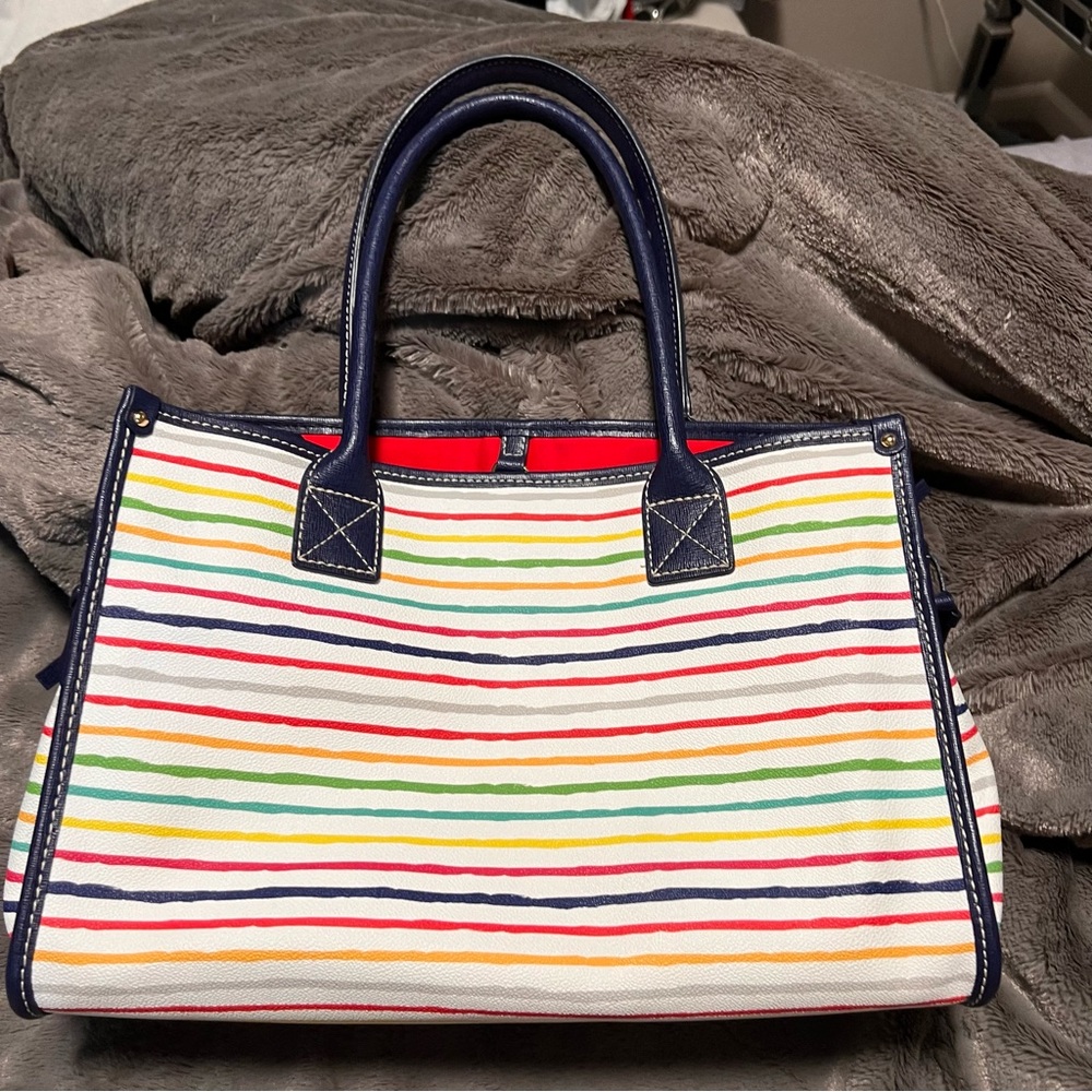 DOONEY & BOURKE Watercolor Stripes Medium Tote